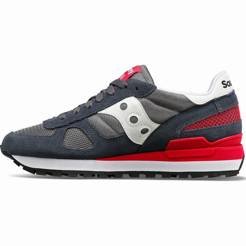 Saucony Shadow Original Női Utcai Cipő Sötétszürke Piros | Hungary S21746-E38