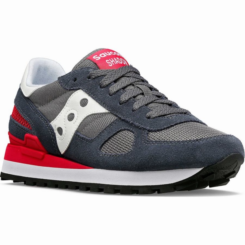 Saucony Shadow Original Női Utcai Cipő Sötétszürke Piros | Hungary S21746-E38