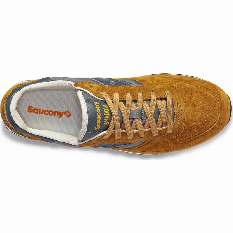 Saucony Shadow Original Premium Férfi Utcai Cipő Barna Szürke | Hungary S70851-M37