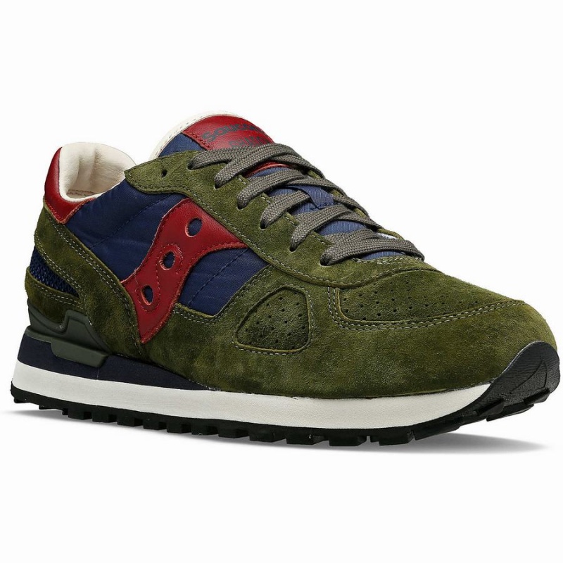 Saucony Shadow Original Premium Férfi Utcai Cipő Olivazöld Sötétkék | Hungary S29486-A67