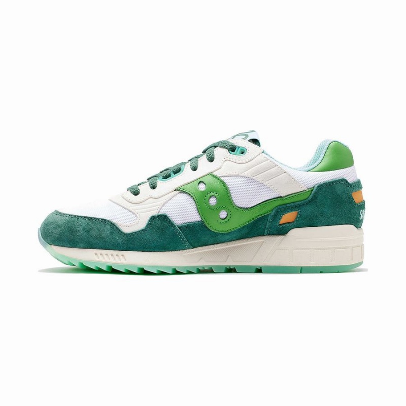 Saucony Shamrock Shadow 5000 Férfi Utcai Cipő Fehér Zöld | Hungary S46012-D82