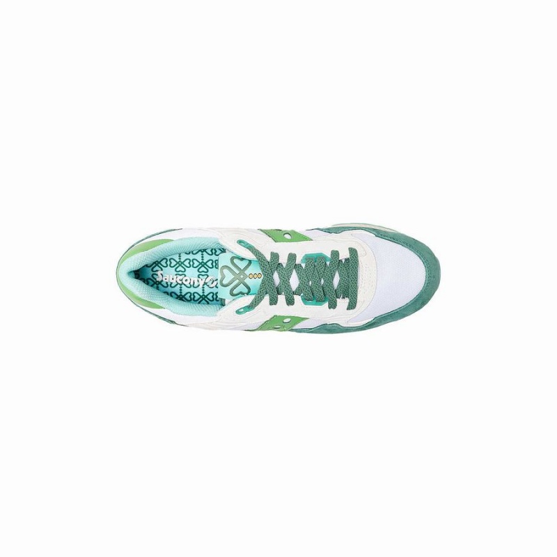 Saucony Shamrock Shadow 5000 Férfi Utcai Cipő Fehér Zöld | Hungary S46012-D82