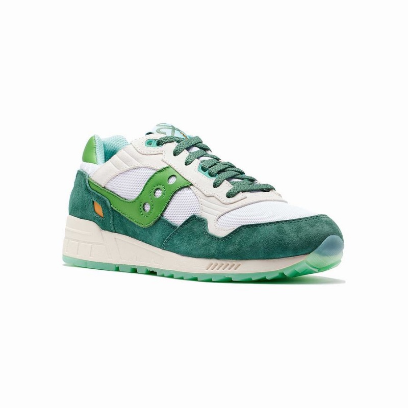 Saucony Shamrock Shadow 5000 Férfi Utcai Cipő Fehér Zöld | Hungary S46012-D82