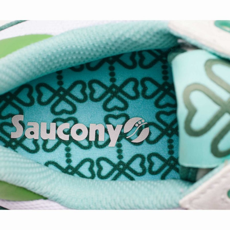 Saucony Shamrock Shadow 5000 Férfi Utcai Cipő Fehér Zöld | Hungary S46012-D82