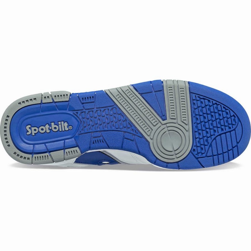 Saucony Spot-Bilt™ Sonic Low Férfi Utcai Cipő Fehér Királykék | Hungary S29460-U89