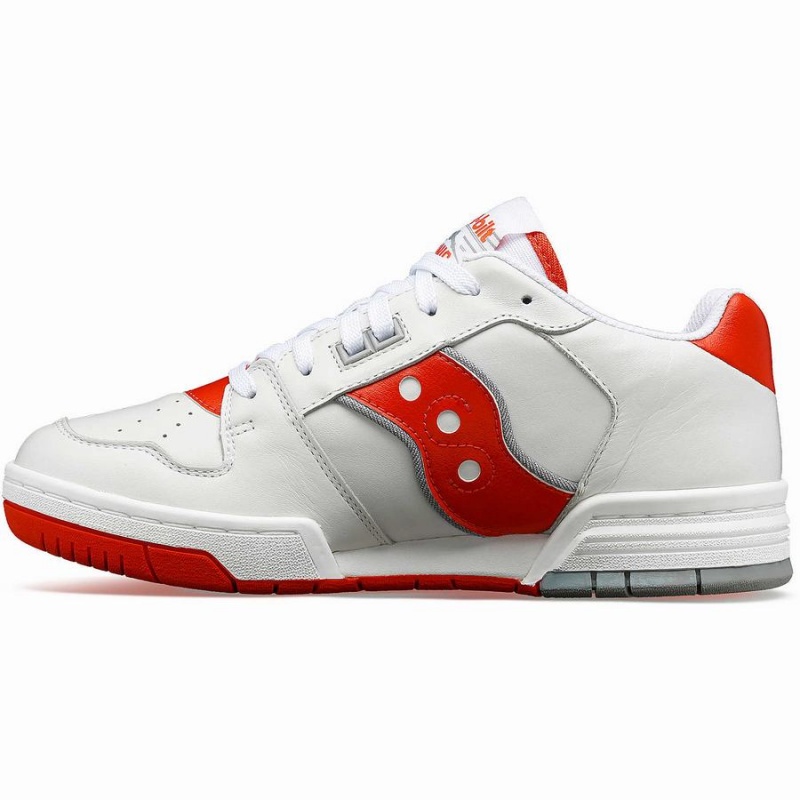 Saucony Spot-Bilt™ Sonic Low Férfi Utcai Cipő Fehér Piros | Hungary S04372-P59