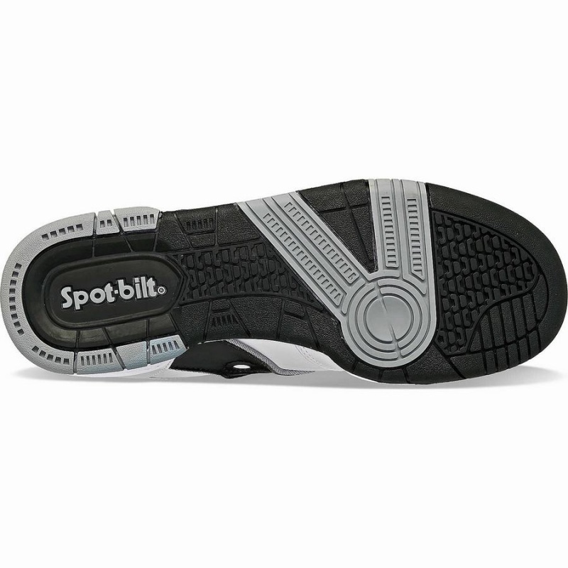 Saucony Spot-Bilt™ Sonic Low Férfi Utcai Cipő Fehér Fekete | Hungary S73502-Z49