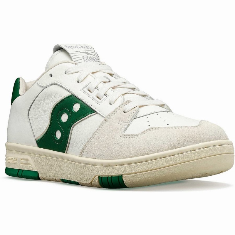 Saucony Spot-Bilt™ Sonic Low Premium Férfi Utcai Cipő Bézs Zöld | Hungary S10467-W12