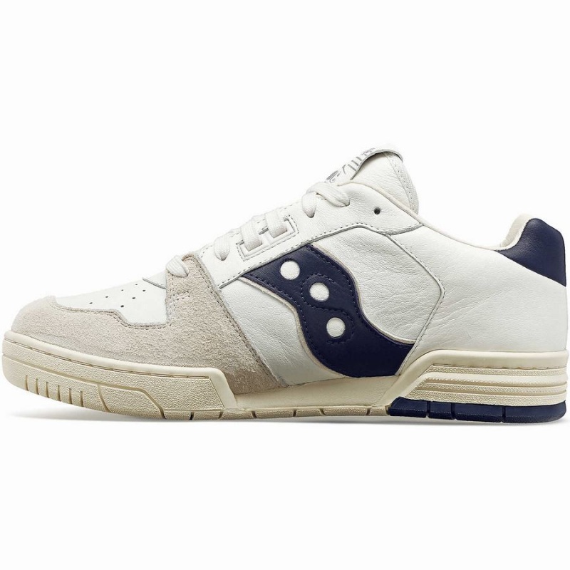 Saucony Spot-Bilt™ Sonic Low Premium Férfi Utcai Cipő Bézs Kék | Hungary S69201-E40