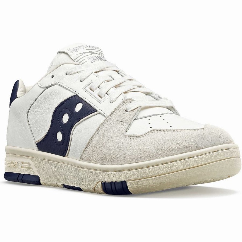 Saucony Spot-Bilt™ Sonic Low Premium Férfi Utcai Cipő Bézs Kék | Hungary S69201-E40