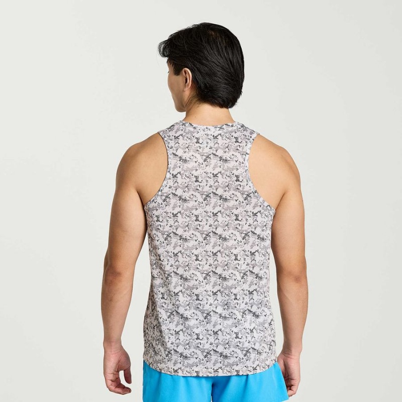 Saucony Stopwatch Grafika Singlet Férfi Trikó Camo | Hungary S80625-L47