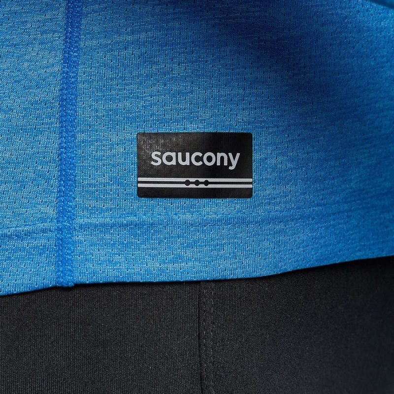 Saucony Stopwatch Long Sleeve Női Póló Kék | Hungary S54918-N85