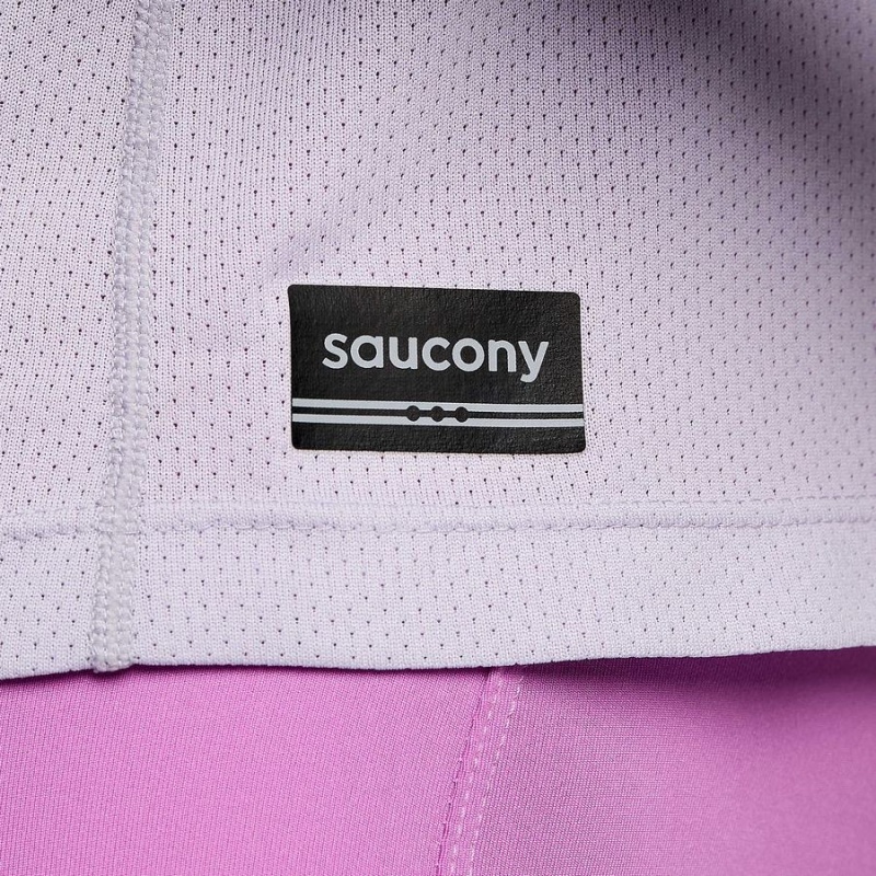 Saucony Stopwatch Long Sleeve Női Póló Lila | Hungary S46259-D40