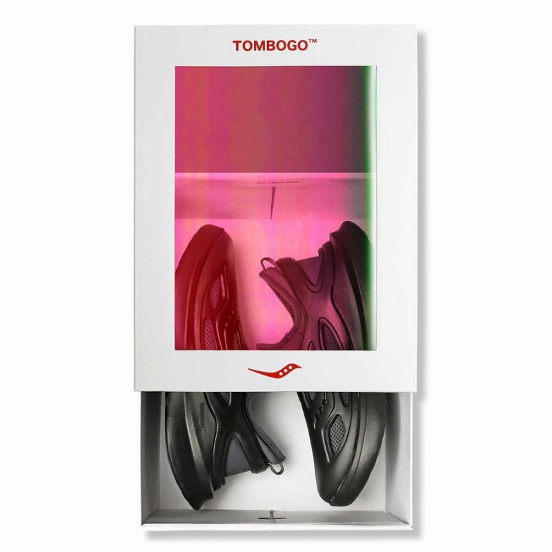 Saucony TOMBOGO™ x Butterfly Férfi Utcai Cipő Fekete | Hungary S75680-D26