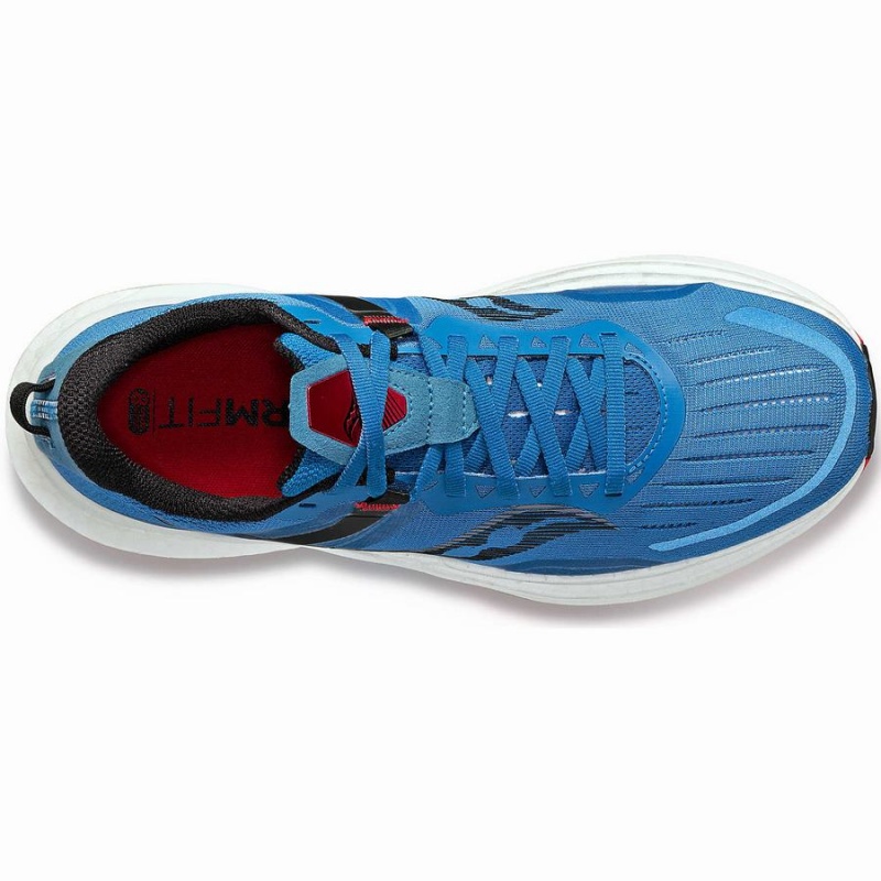 Saucony Tempus Férfi Futócipő Kék Piros | Hungary S48032-V48