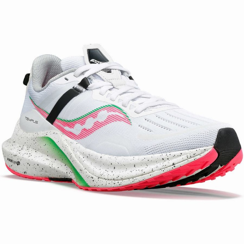 Saucony Tempus Női Futócipő Fehér Rózsaszín | Hungary S80693-W74