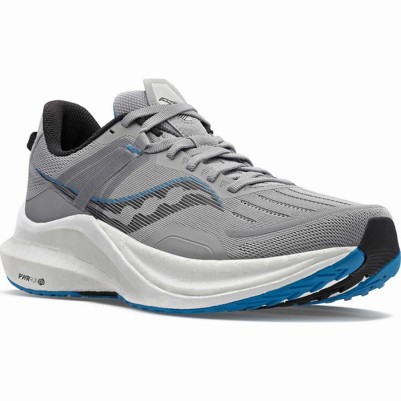 Saucony Tempus Wide Férfi Futócipő Szürke Kék | Hungary S42167-B87