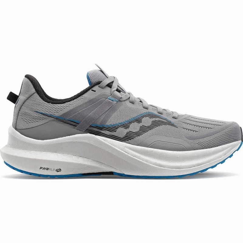 Saucony Tempus Wide Férfi Futócipő Szürke Kék | Hungary S42167-B87