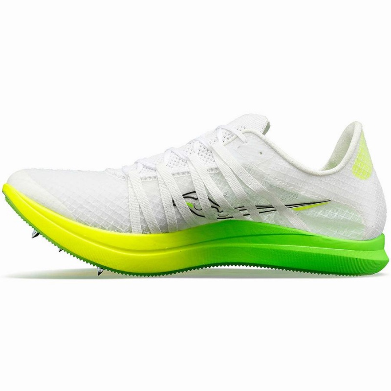 Saucony Terminal VT Női Szöges Cipő Fehér Zöld | Hungary S74831-Z05