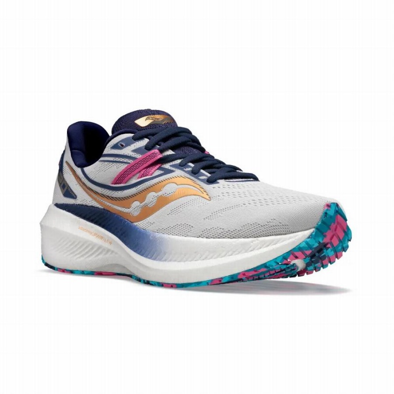 Saucony Triumph 20 Férfi Futócipő Szürke Arany | Hungary S81350-Q39