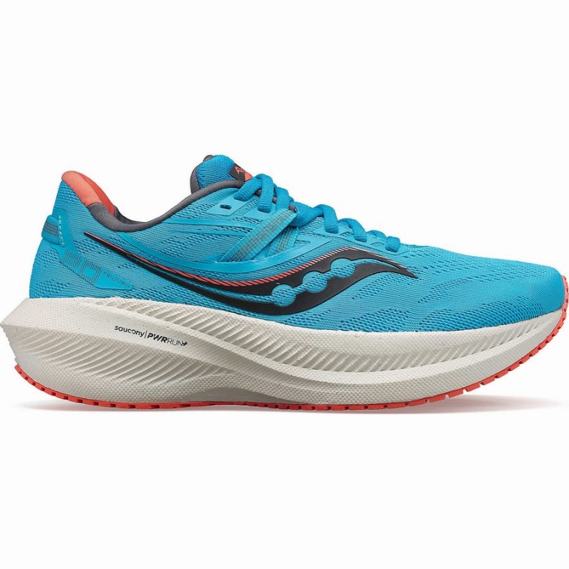 Saucony Triumph 20 Női Futócipő Kék Korall | Hungary S17362-C10