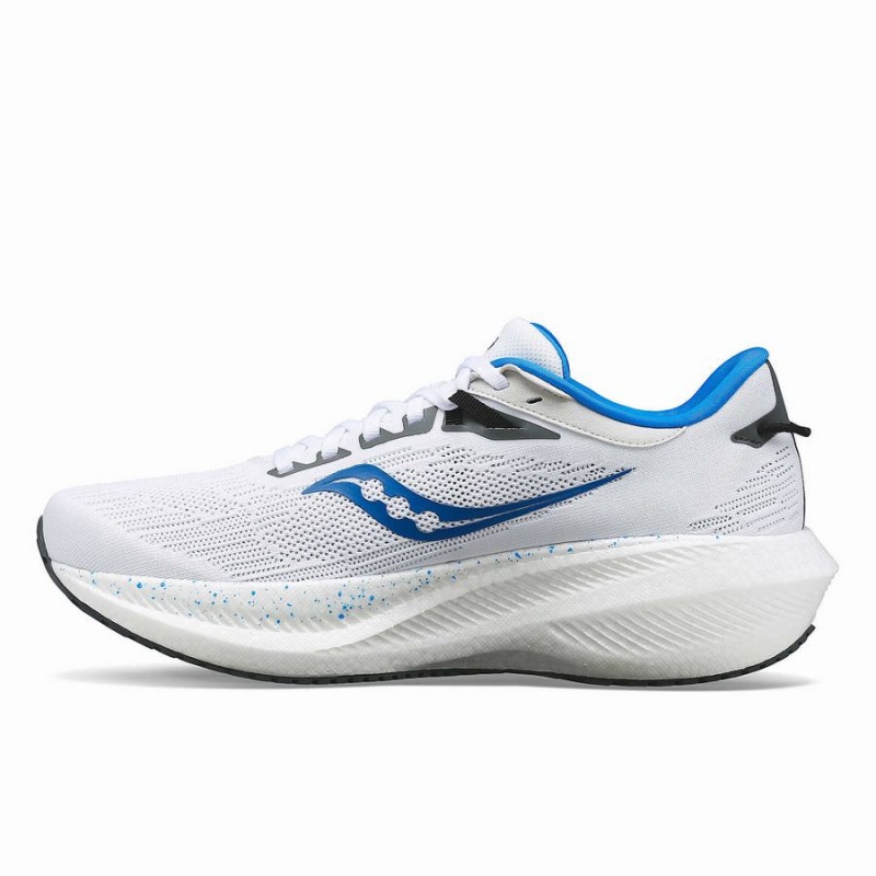 Saucony Triumph 21 Férfi Futócipő Fehér Mélykék | Hungary S63987-N43