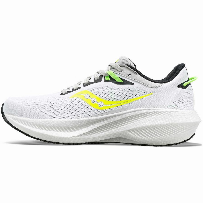 Saucony Triumph 21 Férfi Futócipő Fehér Zöld | Hungary S10946-B69