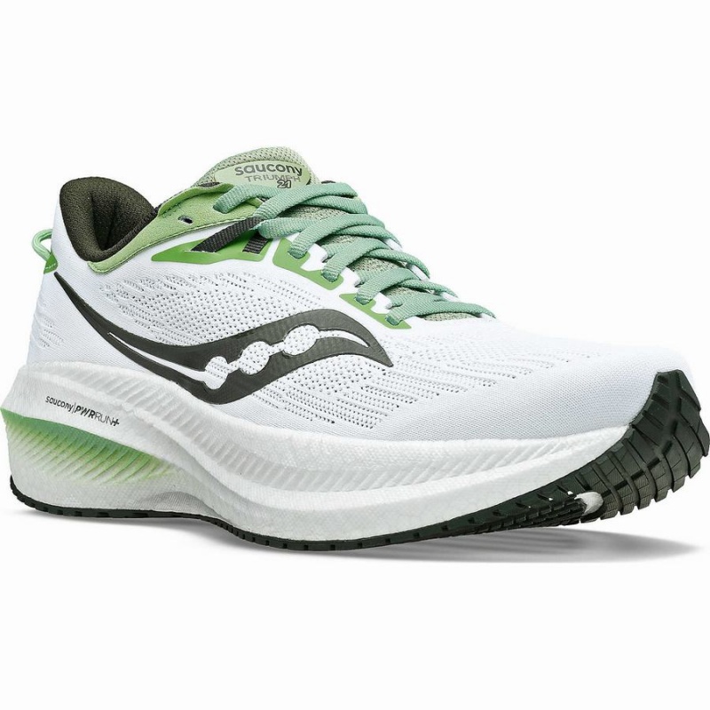 Saucony Triumph 21 Férfi Futócipő Fehér | Hungary S16839-V62