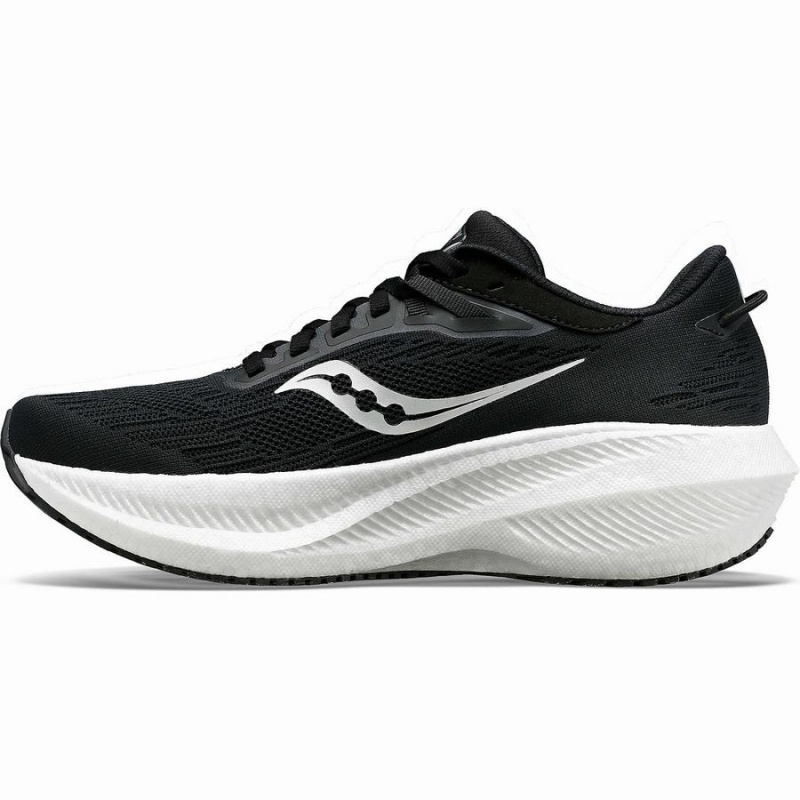 Saucony Triumph 21 Férfi Futócipő Fekete Fehér | Hungary S92846-F31