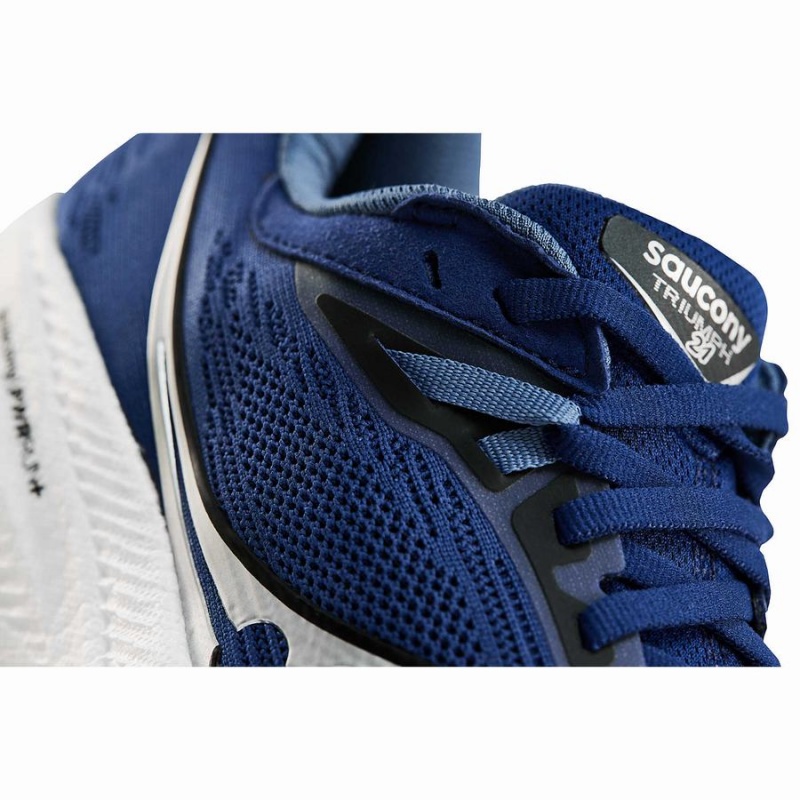 Saucony Triumph 21 Férfi Futócipő Sötétkék Fekete | Hungary S35427-H06