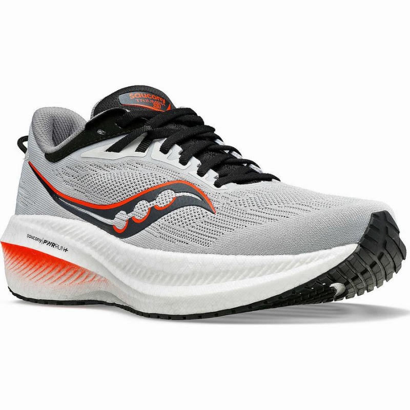 Saucony Triumph 21 Férfi Futócipő Szürke Fekete | Hungary S35791-G87