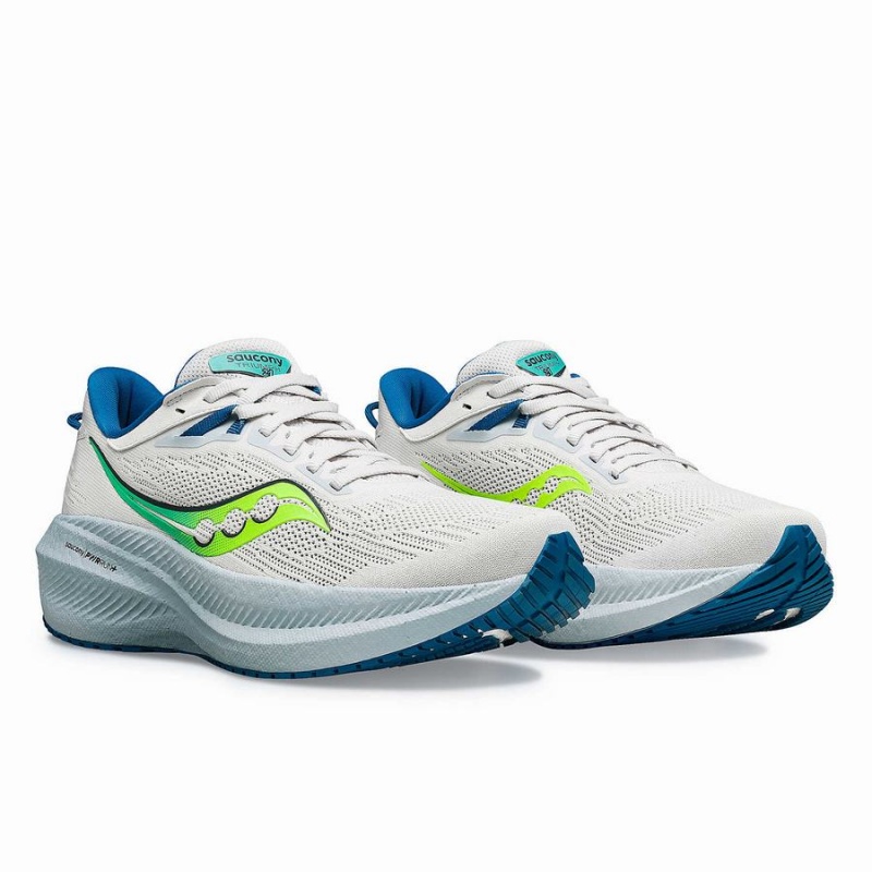 Saucony Triumph 21 Női Futócipő Fehér Menta | Hungary S31547-M60