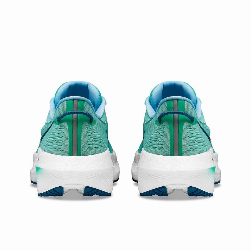 Saucony Triumph 21 Női Futócipő Menta Sötétkék | Hungary S02176-C68