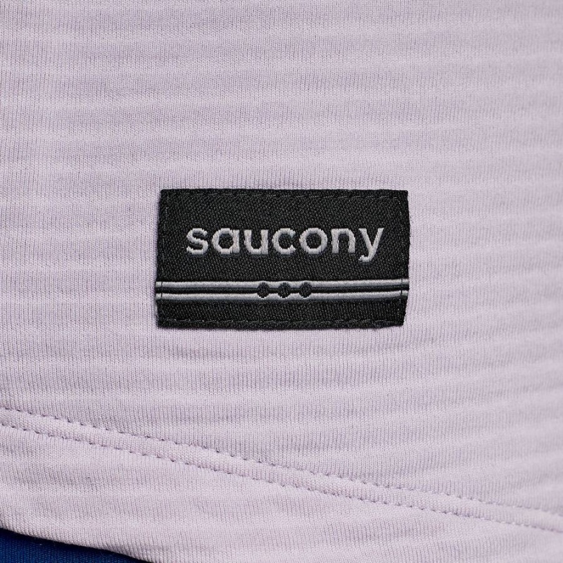 Saucony Triumph 3D 1/2 Zip Női Felsők Lila | Hungary S95318-U34