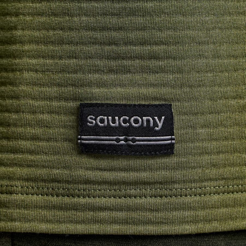 Saucony Triumph 3D Crew Férfi Póló Khaki | Hungary S98250-J94