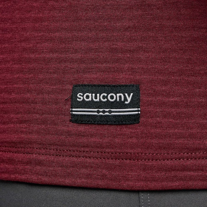 Saucony Triumph 3D Crew Férfi Póló Piros | Hungary S01357-H67