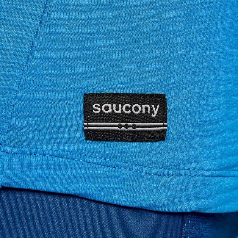 Saucony Triumph 3D Crew Női Póló Kék | Hungary S56820-J46