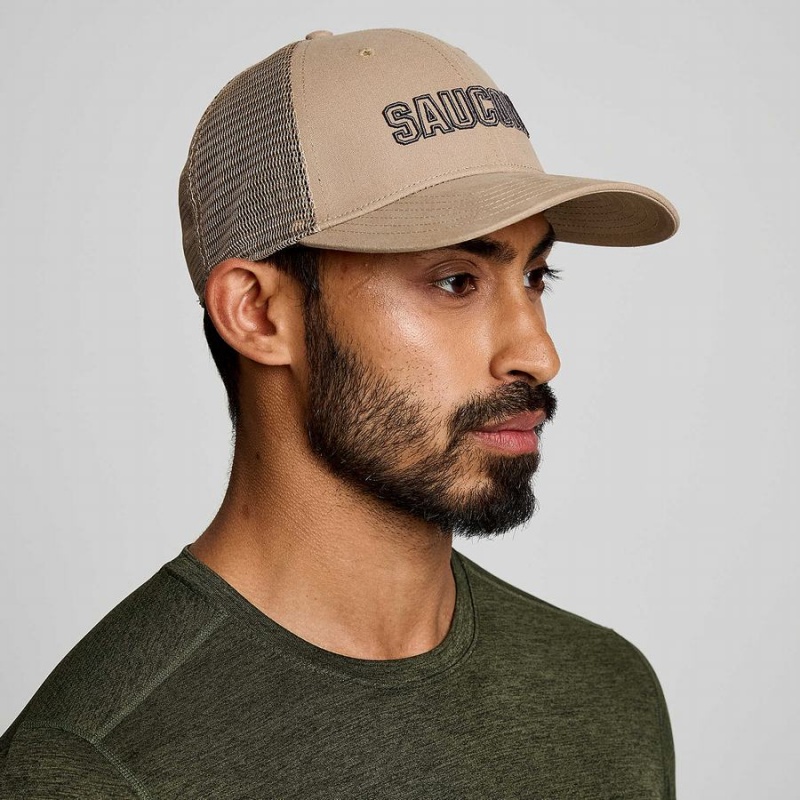 Saucony Trucker Férfi Kalap Kék Szürke | Hungary S31295-D03