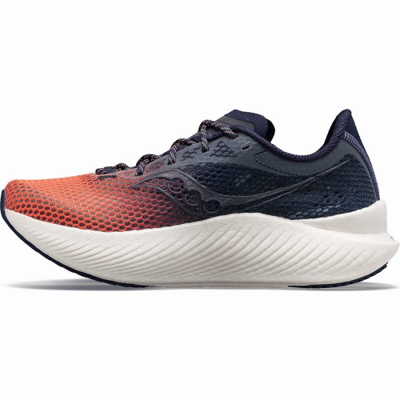 Saucony VIZIPRO Endorphin Pro 3 Női Futócipő Narancssárga Sötétkék | Hungary S29768-Q34