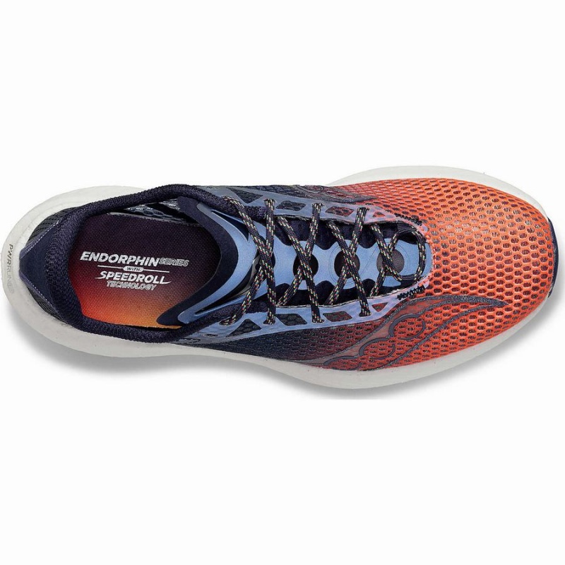 Saucony VIZIPRO Endorphin Pro 3 Női Futócipő Narancssárga Sötétkék | Hungary S29768-Q34