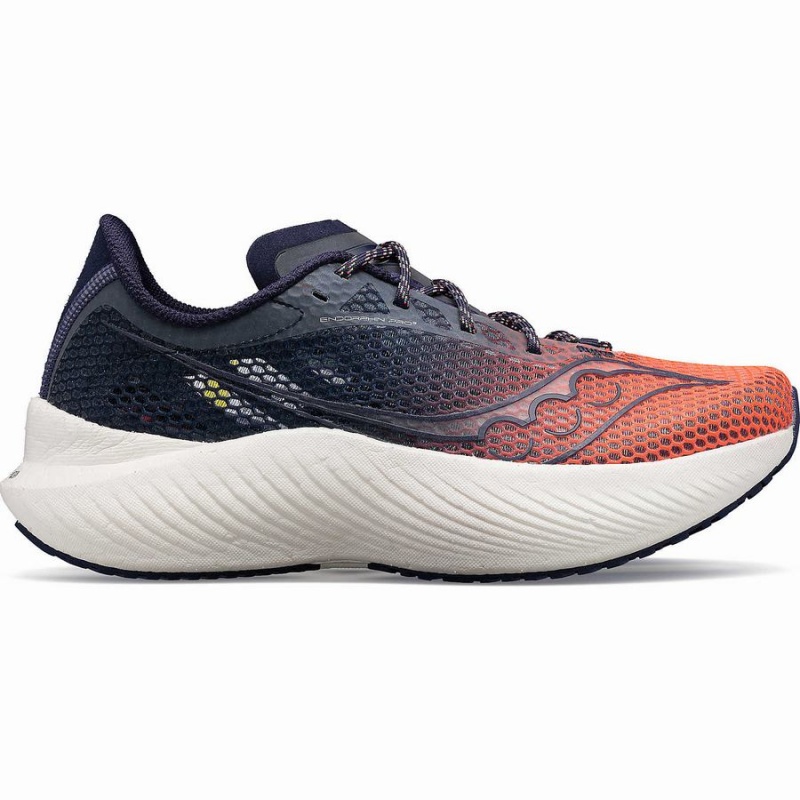 Saucony VIZIPRO Endorphin Pro 3 Női Futócipő Narancssárga Sötétkék | Hungary S29768-Q34