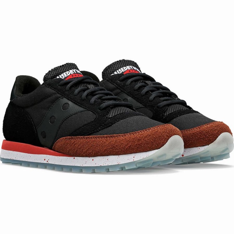 Saucony X Raised by Wolves Jazz 81 Férfi Utcai Cipő Szürke Fekete | Hungary S37296-D12