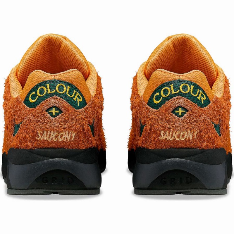 Saucony x Colour Plus Grid Shadow 2 Férfi Utcai Cipő Barna Zöld | Hungary S78642-T25