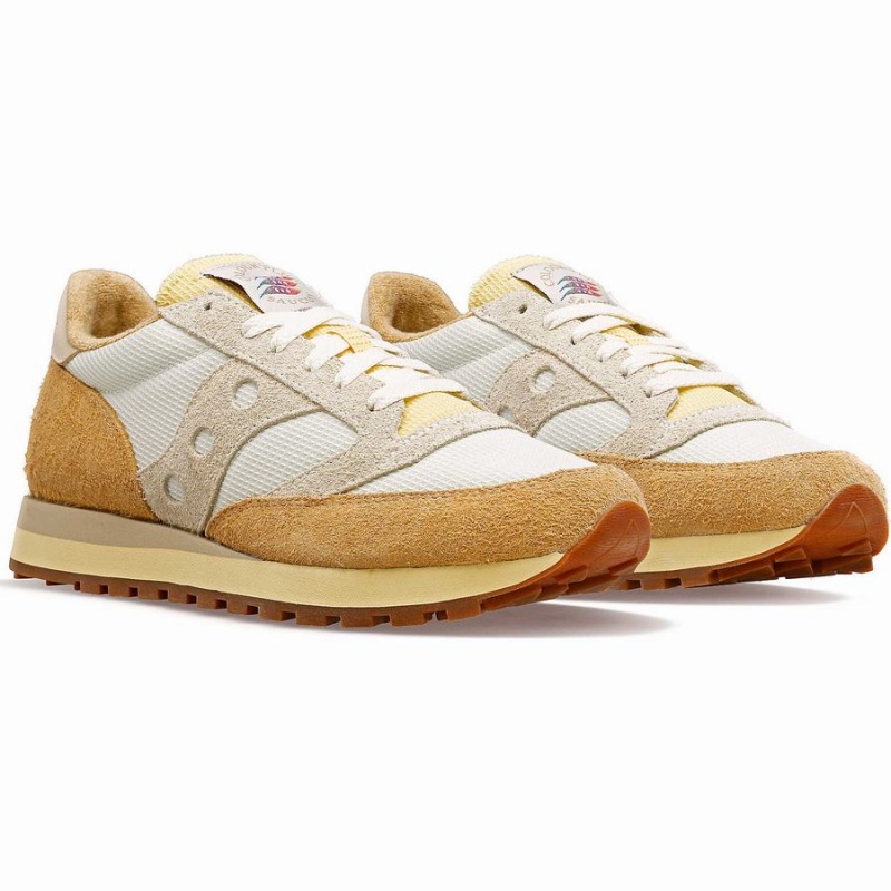 Saucony x Colour Plus Jazz 81 Férfi Utcai Cipő Fehér Bézs | Hungary S10792-S30